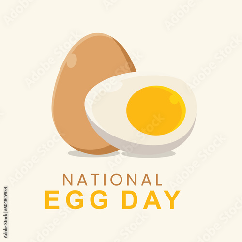 National egg day vector illustration for celebration