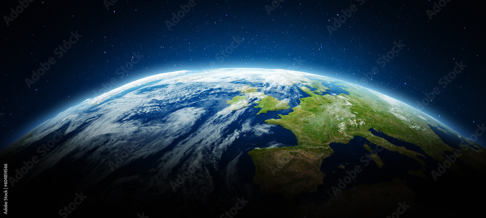 Fototapeta premium Atlantic, Europe - planet Earth