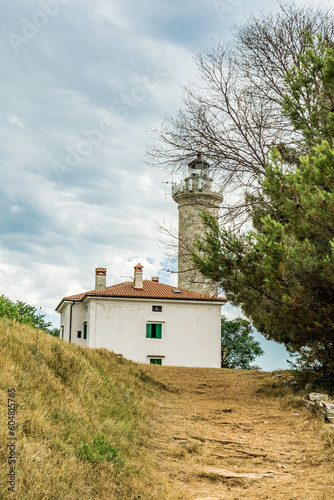 Leuchtturm an der kroatischen Küste in Savudrija