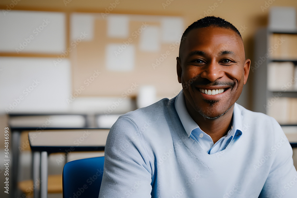 ai-generated, illustration fictional handsome black man wiith a beautiful smile ai-generated, illustration fictional handsome black man wiith a beautiful smile