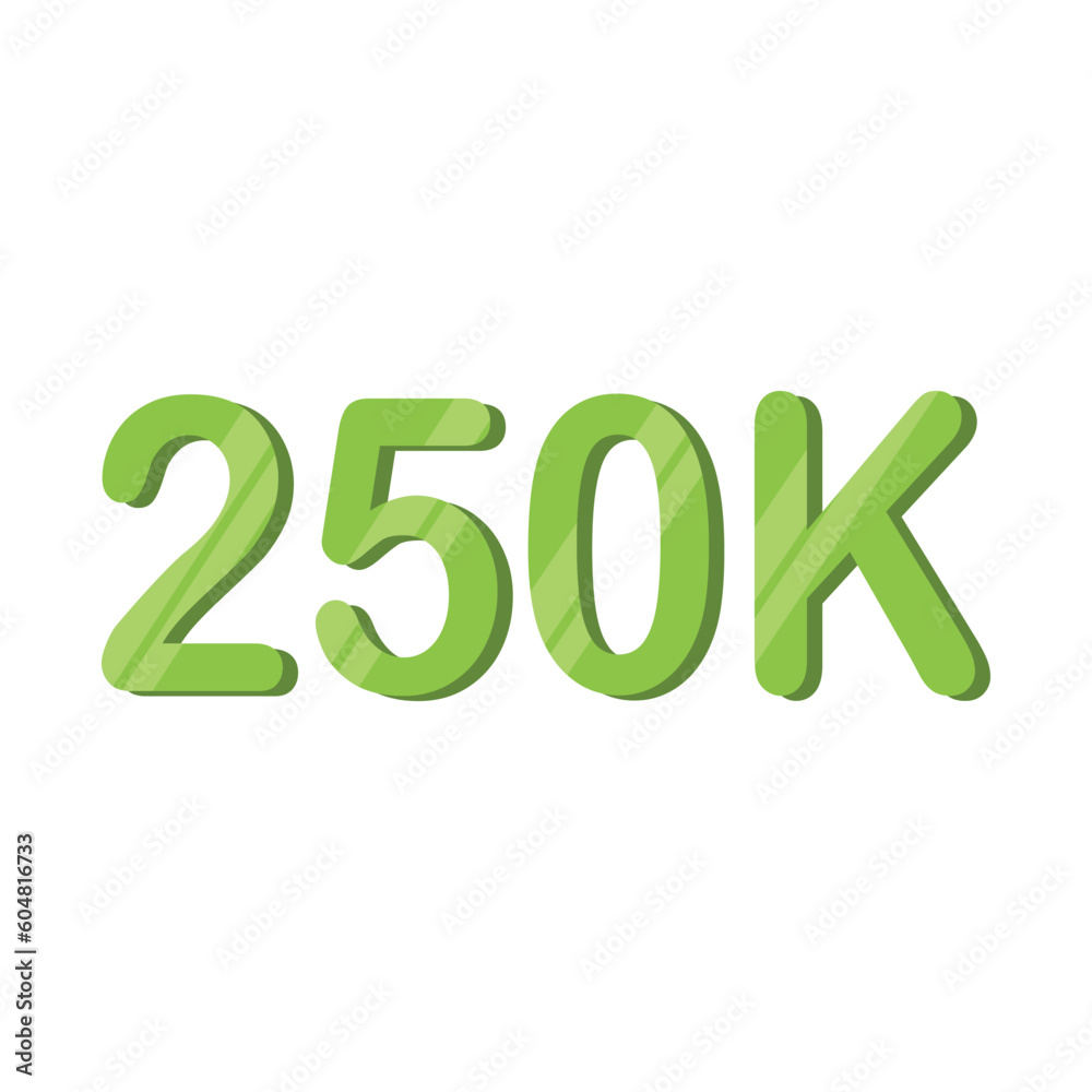 250K followers token of thanks. Celebration 250000 subscribers banner. 250K followers token of thanks. Celebration 250000 subscribers banner.