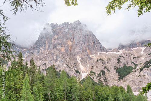 Široka peč (2497 m) in the Martuljek Group in the Julian Alps (Slovenia). photo