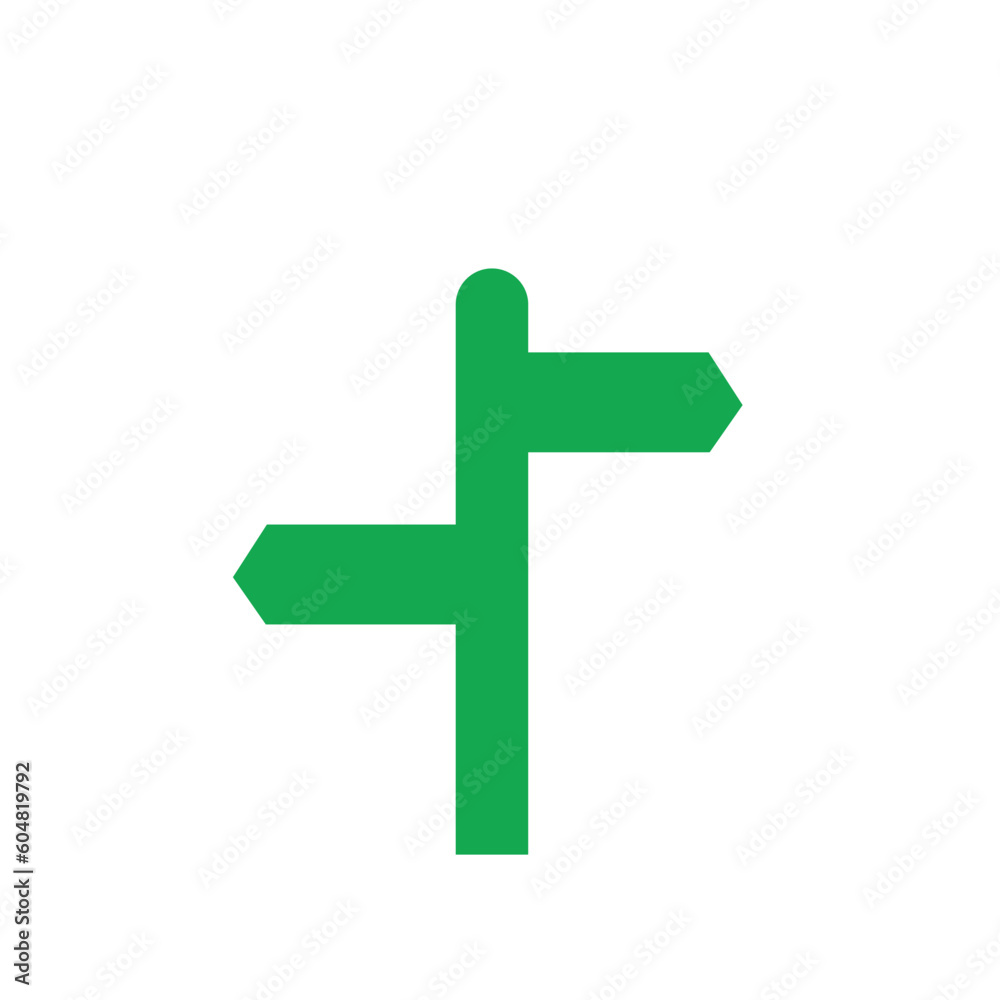 Obraz premium signpost logo icon