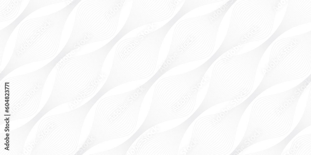 Obraz premium Retro wavy background. Seamless pattern. Vector. レトロなみなみパターン