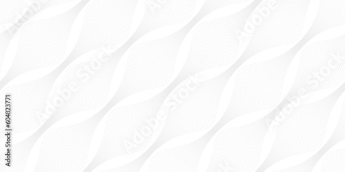  Retro wavy background. Seamless pattern. Vector. レトロなみなみパターン