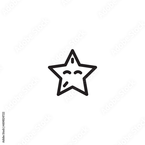 Ocean Sea Starfish Outline Icon