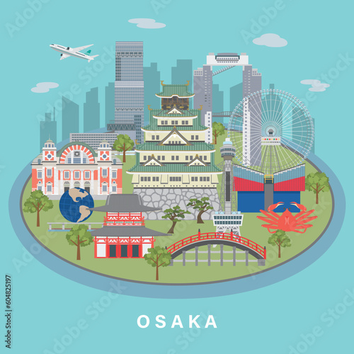 大阪の街並み イメージ
