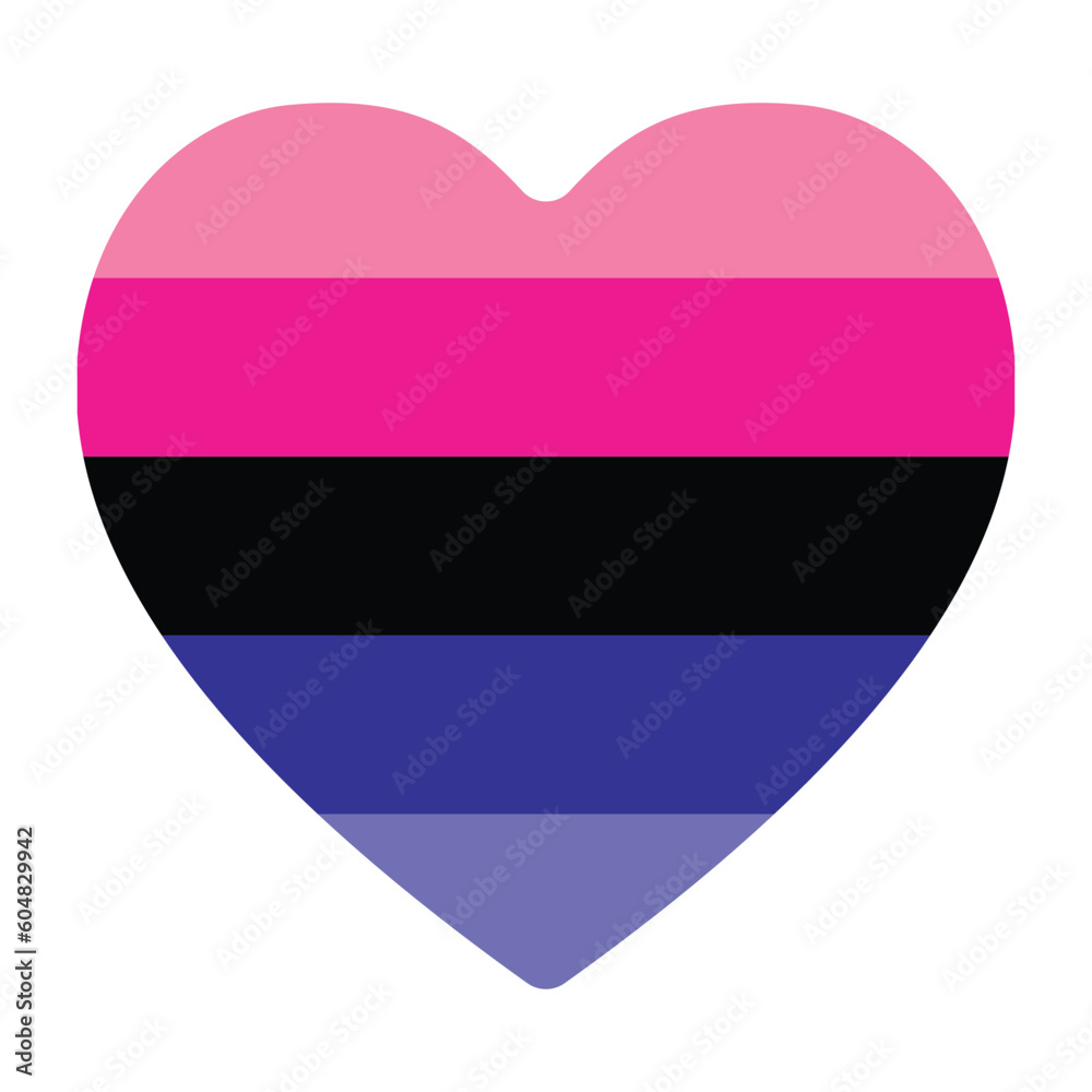 Omnisexual Pride Flag. LGBTQ flag Omnisexual Pride Flag. LGBTQ flag