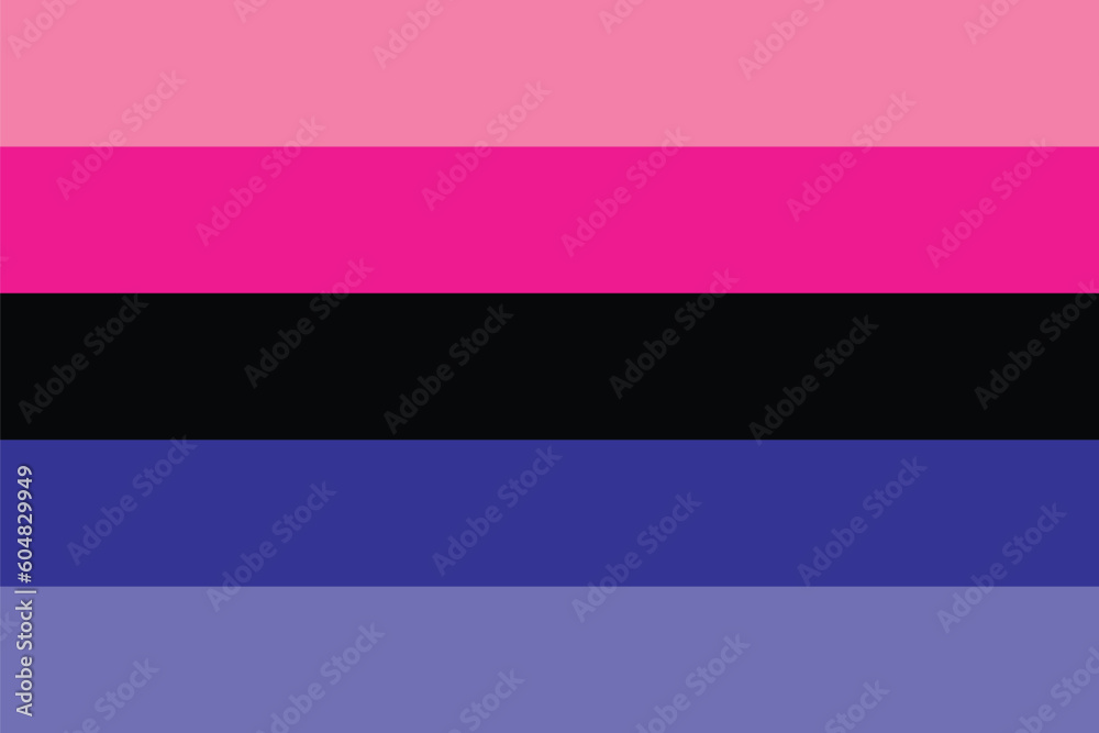 Omnisexual Pride Flag. LGBTQ flag 