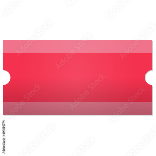 Free Download Pink rectangle coupon - GFXLoad