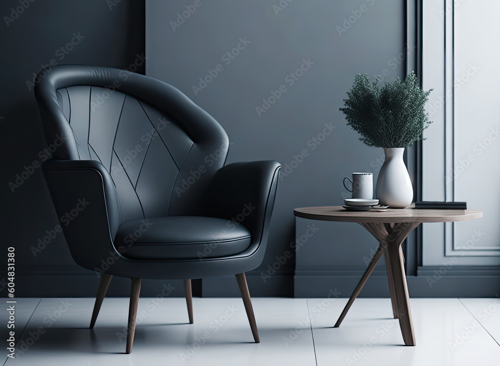 luxurious classic sofa. Generative AI luxurious classic sofa. Generative AI