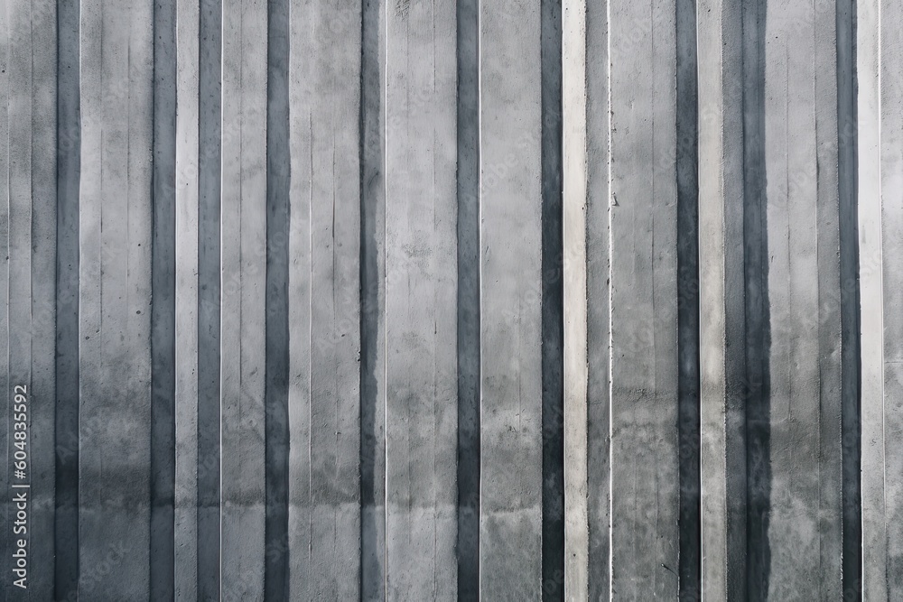 Fototapeta premium Render with gray vertical stripes Generative AI