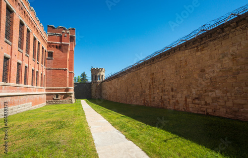 Exterior walls of Old Montana Prison & Auto Museum Complex © Zack Frank
