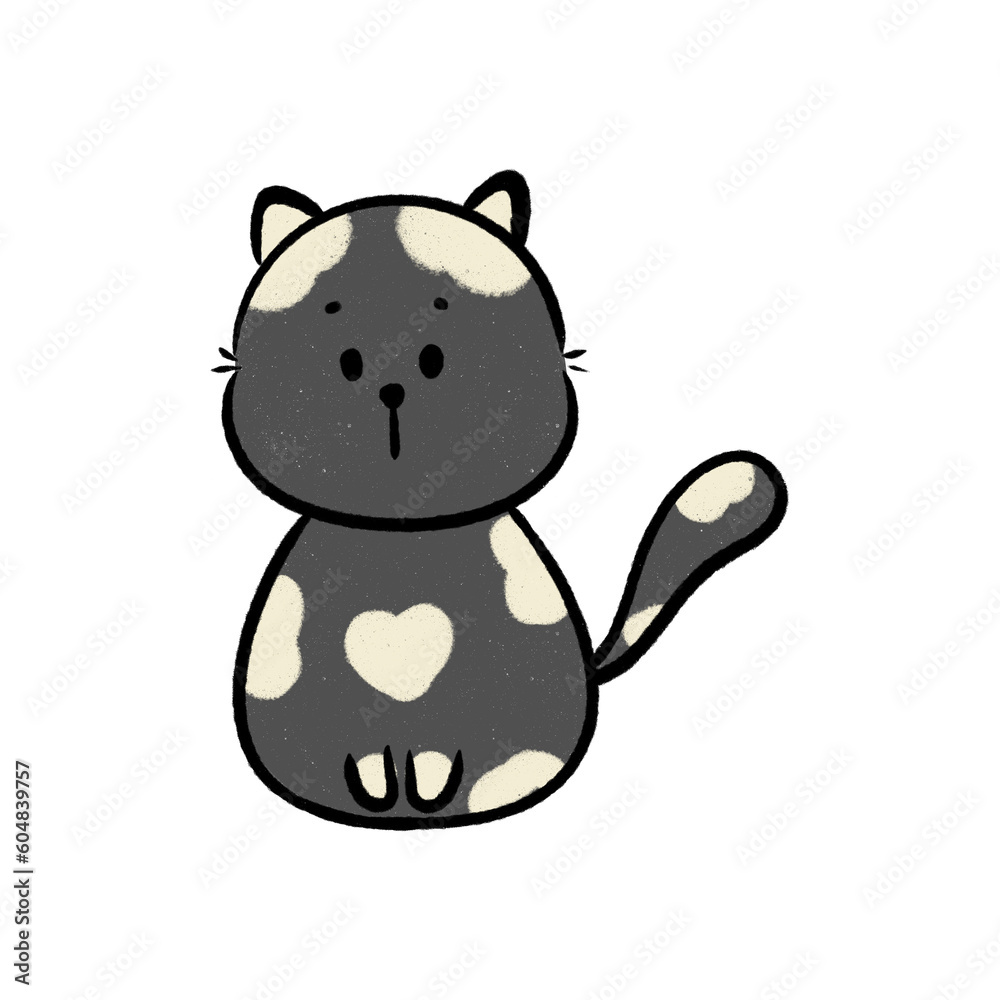 Fototapeta premium Cat character set collection