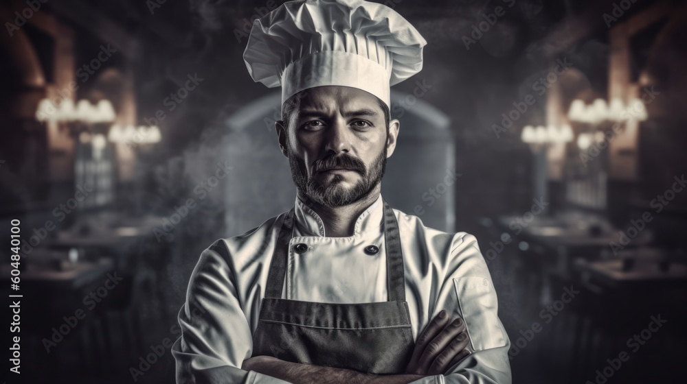 Master of Culinary Creations: Professional in the kitchen. Generative AI.