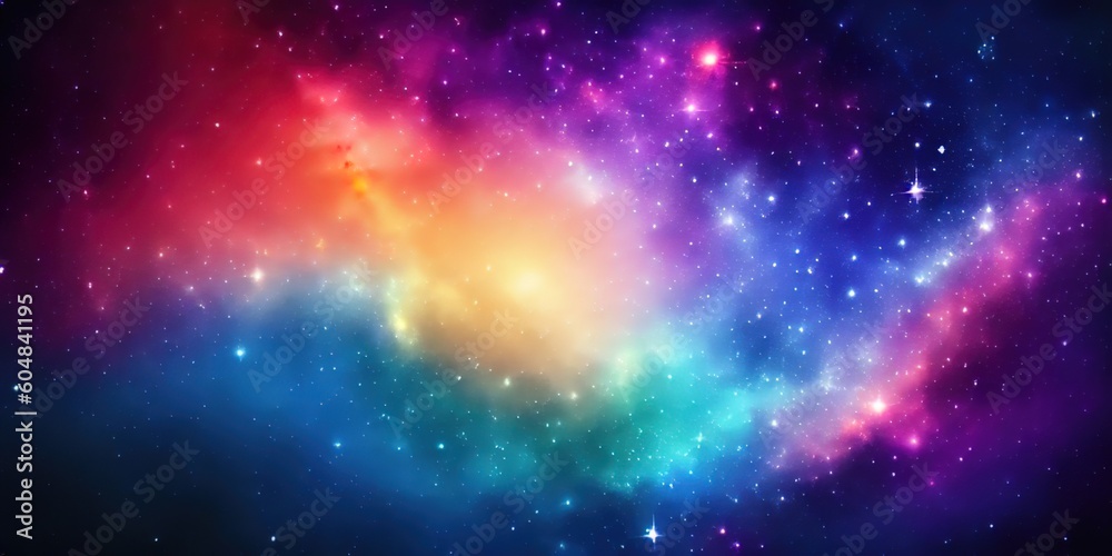 Obraz premium Colorful space galaxy cloud nebula. Stary night cosmos. Universe science astronomy. Supernova background wallpaper