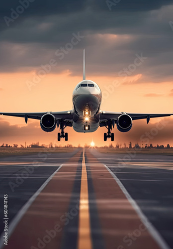 Plane takes off by Ai Art