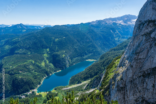 Beautiful summer Alpine lake Gosausee view (Austria)