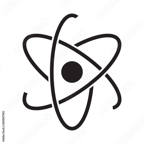 atom icon vector