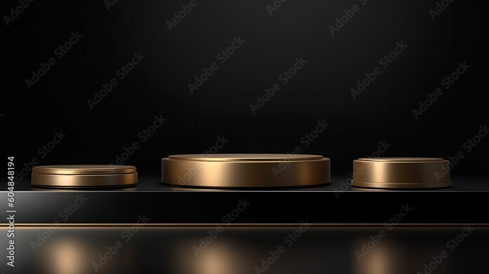 Podium for product presentation, generative ai Podium for product presentation, generative ai