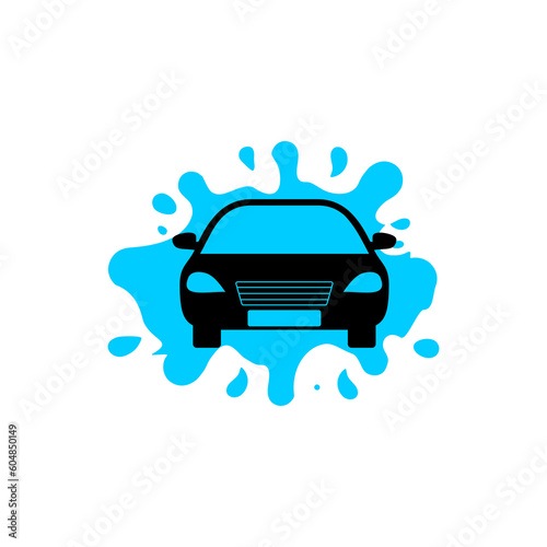 Car wash icon isolated on transparent background