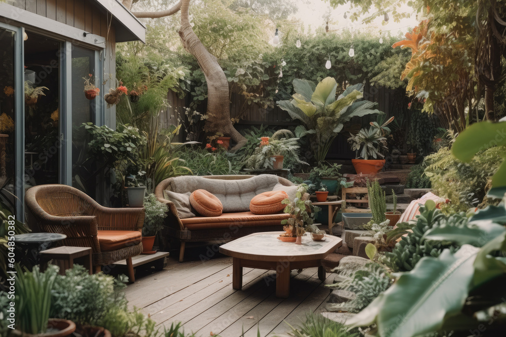 modern bohemian garden idea modern bohemian garden idea