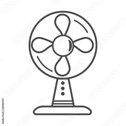 fan isolated on white background