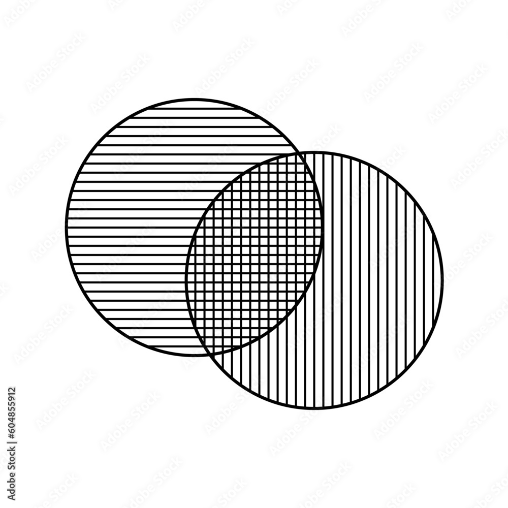 Striped circles