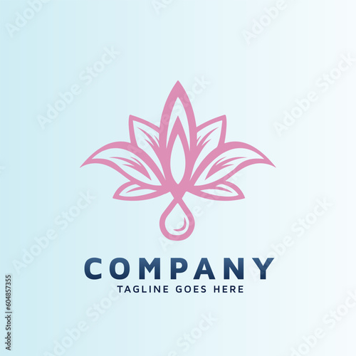 Feminine flirty logo for South Florida high end lash Studio