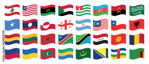 world national countries flags set © Alexander