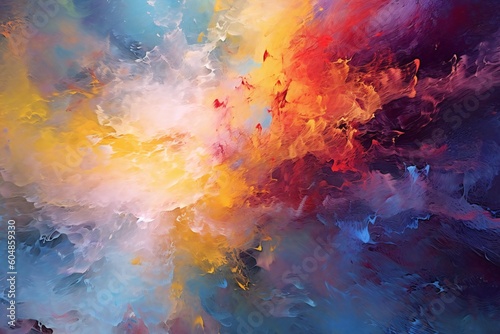 Abstract Colorful Design Background Texture Composition with Vibrant Colors