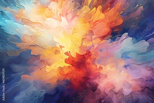 Abstract Colorful Design Background Texture Composition with Vibrant Colors