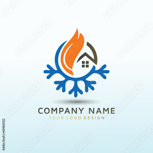 Heating and Air Conditioning Logo design