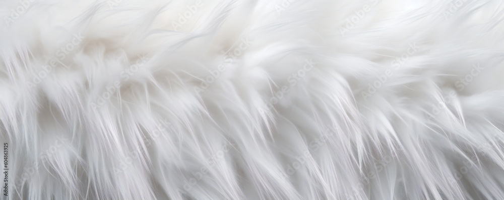 Fluffy Animal Pet Fur Texture Generative AI 