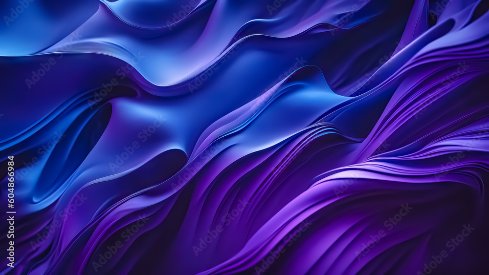 3D Abstract Purple Background