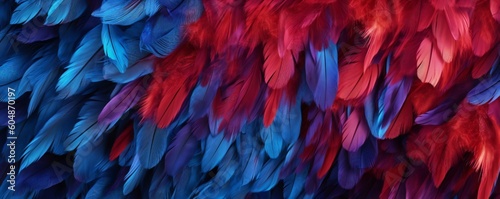 Colorful Feathers Detailed Abstract Texture Generative AI  © LayerAce.com