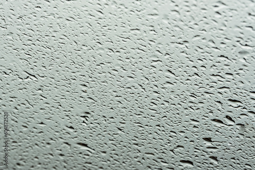 Rain on glass texture