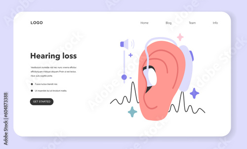 Digital hearing aid. Neuroprosthesis to a deaf person. Hearing loss