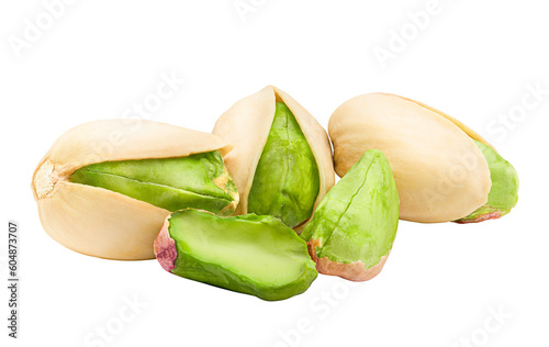 Wallpaper Mural pistachio isolated on white background, full depth of field Torontodigital.ca