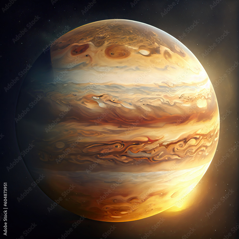planet in space. Generative AI. planet in space. Generative AI.