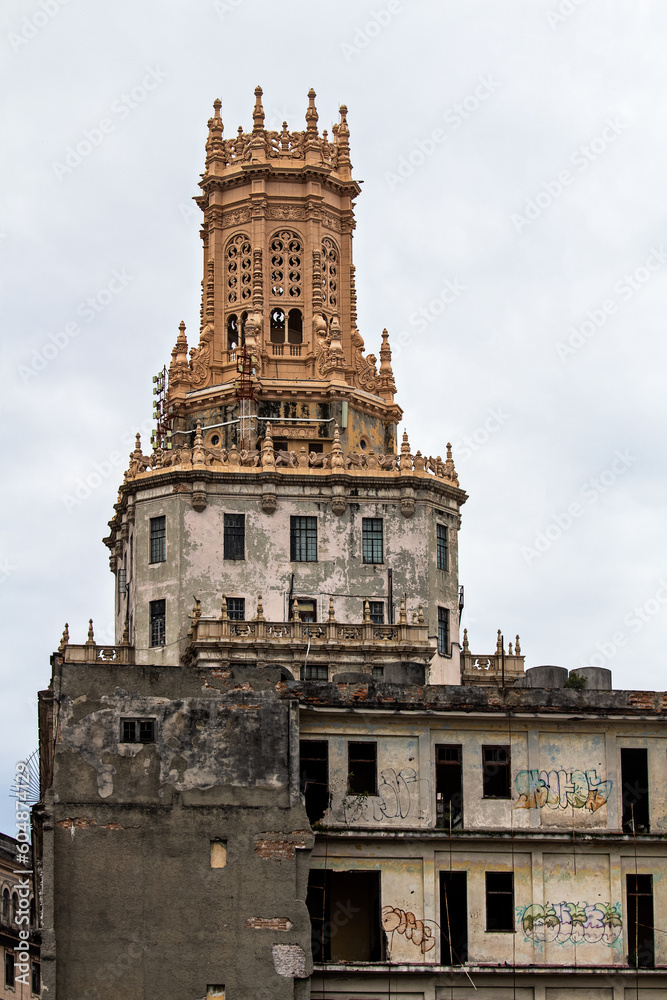Typical Colonial House In Old City, Havana, Cuba