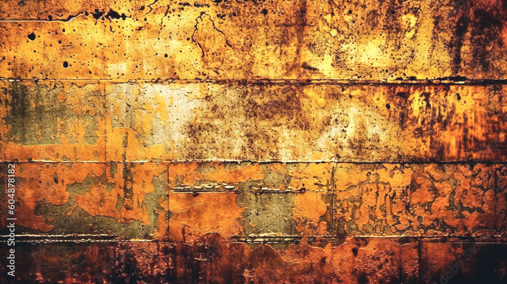 Dark worn rusty metal texture background, generative AI. Dark worn rusty metal texture background, generative AI.