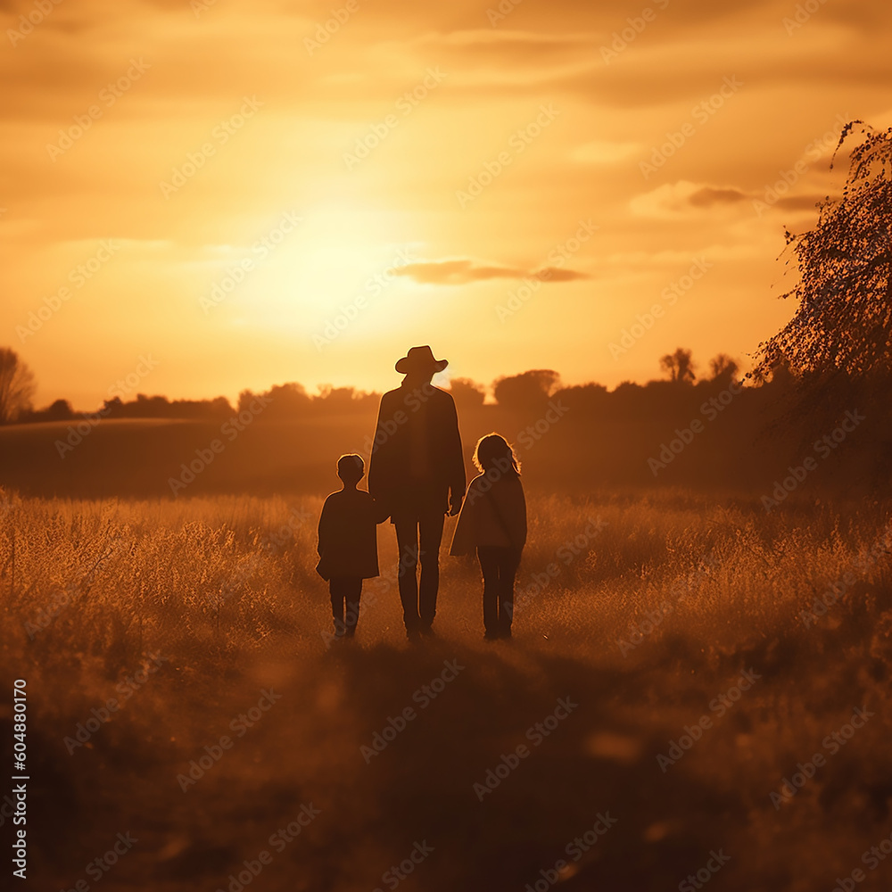 Sunset Escapade: Creating Memories of Family Bliss