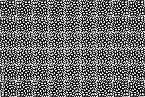 Abstract black and white pattern. Monochrome mosaic pattern graphic design element.