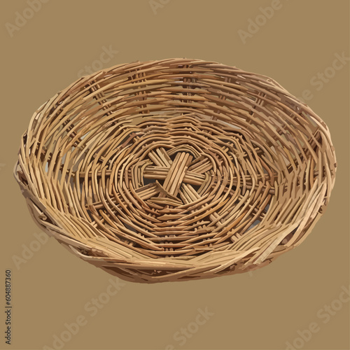 Round basket graphic design illustration vector background.ai