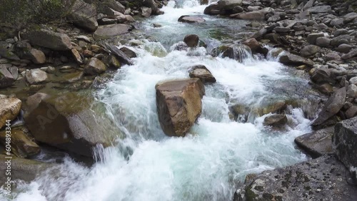 view of the Krimml Waterfalls