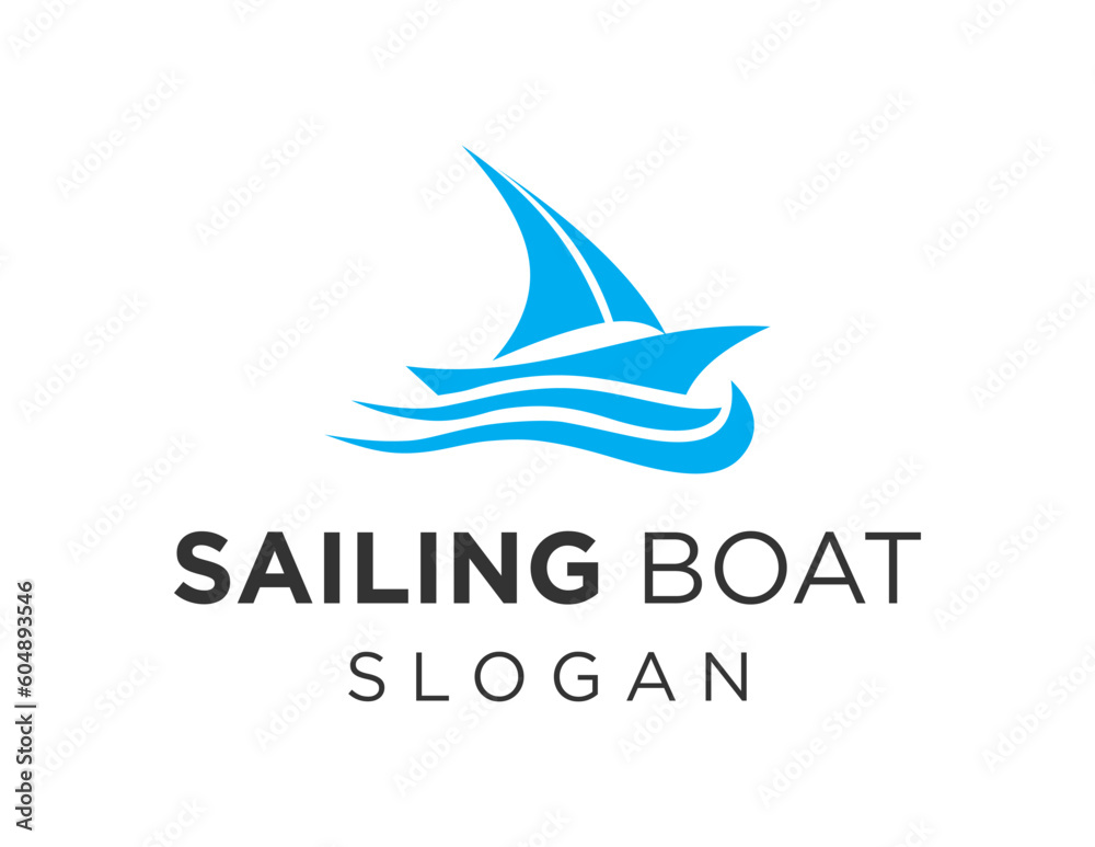 Logo about Sailboat on white background. created using the CorelDraw application. Logo about Sailboat on white background. created using the CorelDraw application.