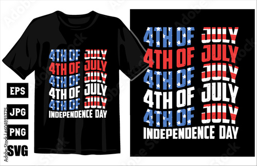 4th July independent day t-shirt design, freedom t-shirt design vector, independence day vintage t-shirt