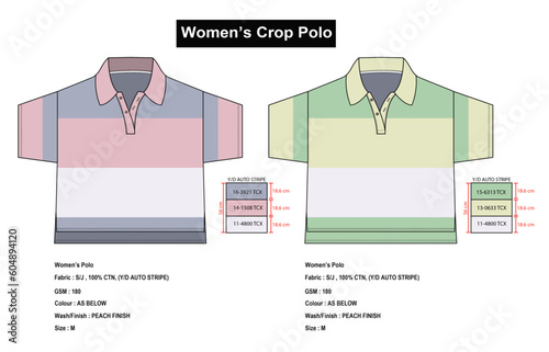 Women’s Crop Polo