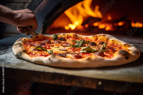 pizza on the table